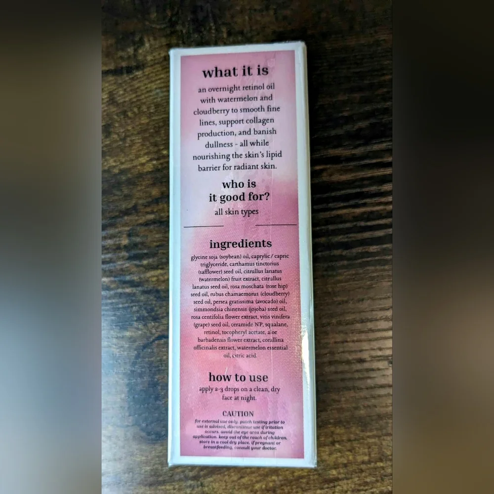 5/75$ Dallas & James Skincare Co. Watermelon Dream Overnight Retinol Oil - Picture 7 of 13